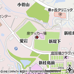 宮城県仙台市泉区野村（小菅東）周辺の地図