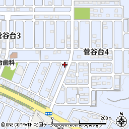 菅谷台3丁目A駐車場 周辺の地図