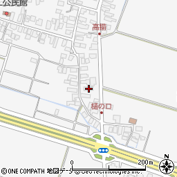 山形県天童市高擶245周辺の地図