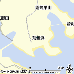 宮城県東松島市宮戸（荒田浜）周辺の地図