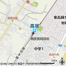 高擶駅周辺の地図