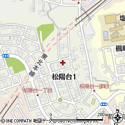 〒985-0071 宮城県塩竈市松陽台の地図