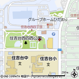 仙台市　住吉台児童センター周辺の地図