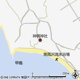 神明神社周辺の地図