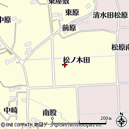 宮城県仙台市泉区小角松ノ木下周辺の地図