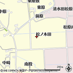 宮城県仙台市泉区小角（松ノ木下）周辺の地図