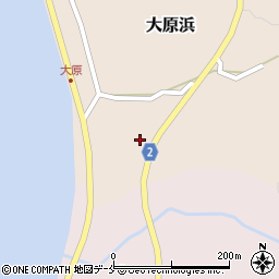 宮城県石巻市大原浜（向山）周辺の地図