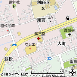 株式会社薬王堂　利府ＳＣ店周辺の地図