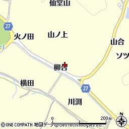 宮城県東松島市宮戸（柳合）周辺の地図