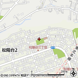 松陽台北公園周辺の地図