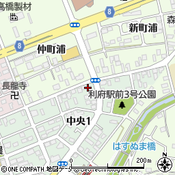 株式会社河北新報普及センター　利府販売所周辺の地図