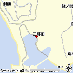 宮城県東松島市宮戸二郷田周辺の地図