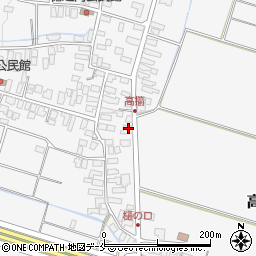 山形県天童市高擶2257周辺の地図