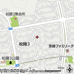 宮城県仙台市泉区松陵3丁目14周辺の地図