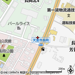 山寺観光タクシー株式会社天童営業所周辺の地図