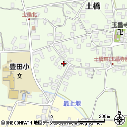 山形県東村山郡中山町土橋25周辺の地図