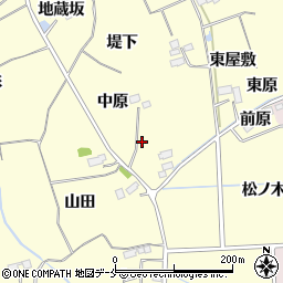 宮城県仙台市泉区小角中原周辺の地図