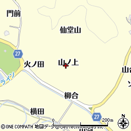 宮城県東松島市宮戸山ノ上周辺の地図