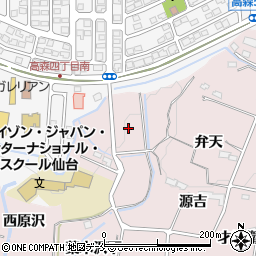 宮城県仙台市泉区野村新東沢周辺の地図