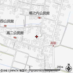 山形県天童市高擶2128周辺の地図