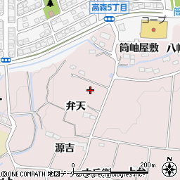 宮城県仙台市泉区野村弁天周辺の地図