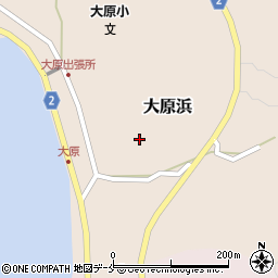 宮城県石巻市大原浜寺道町裡周辺の地図