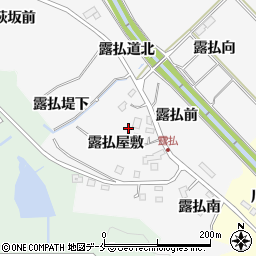 宮城県仙台市泉区西田中露払屋敷周辺の地図
