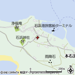 浦戸郵便局周辺の地図