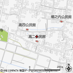 山形県天童市高擶101周辺の地図