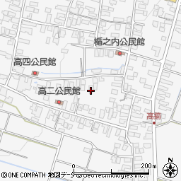 山形県天童市高擶107-3周辺の地図