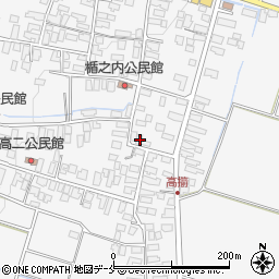 山形県天童市高擶113周辺の地図