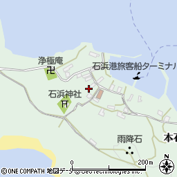 宮城県塩竈市浦戸石浜河岸14周辺の地図