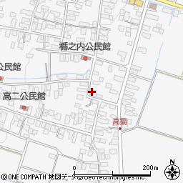 山形県天童市高擶112周辺の地図