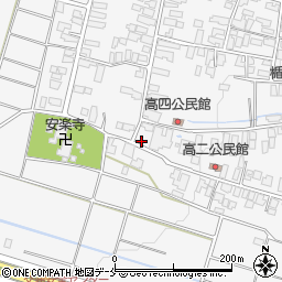 山形県天童市高擶217周辺の地図