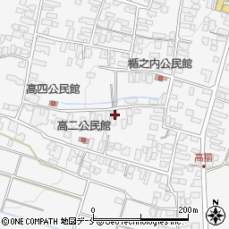 山形県天童市高擶105周辺の地図