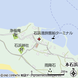 宮城県塩竈市浦戸石浜河岸29周辺の地図