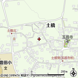 山形県東村山郡中山町土橋112周辺の地図