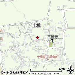 山形県東村山郡中山町土橋103周辺の地図