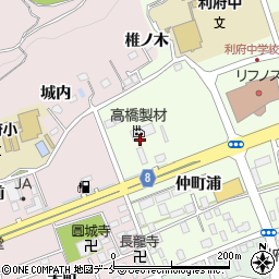 アートウッド株式会社　仙台営業所周辺の地図