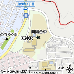 宮城県仙台市泉区市名坂天神沢周辺の地図