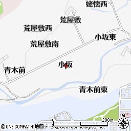 宮城県仙台市泉区西田中小坂周辺の地図