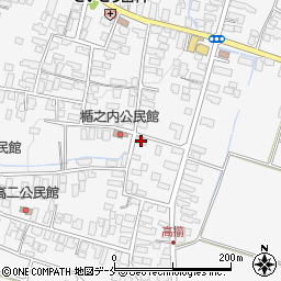 山形県天童市高擶118周辺の地図