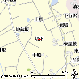 宮城県仙台市泉区小角堤下周辺の地図