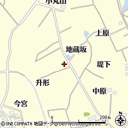 宮城県仙台市泉区小角地蔵坂周辺の地図