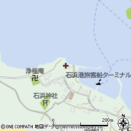 宮城県塩竈市浦戸石浜河岸2周辺の地図