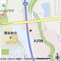 宮城県宮城郡利府町沢乙西沢南周辺の地図