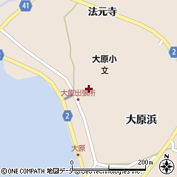 宮城県石巻市大原浜町16周辺の地図