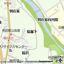 宮城県仙台市泉区根白石福沢下周辺の地図