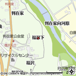 宮城県仙台市泉区根白石（福沢下）周辺の地図