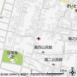 山形県天童市高擶93周辺の地図